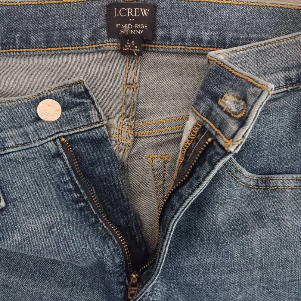 J Crew Womens 28 Jeans Medium Wash 9